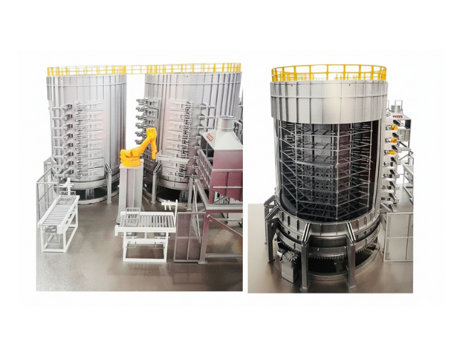 Rotary AL Alloy Heat Treatment Furnace Machine